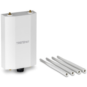 TRENDnet TEW-941APBO 5 dBi Wireless Outdoor Omniirectional PoE+ Access Point, 4 antennas, 2.4/5 GHz